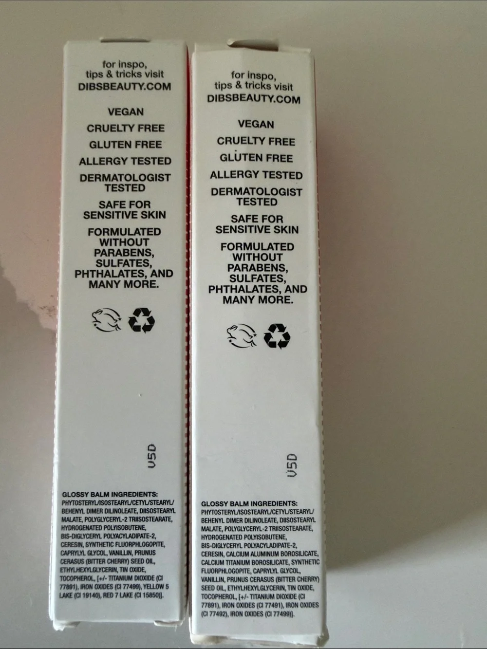olis Go To Glossy Balm Duo — Pink & Nude Sheer Shine